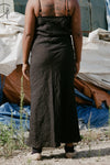 BASERANGE Linen Skirt Portugal BAS-SKDY-SL-000-HEI Black
